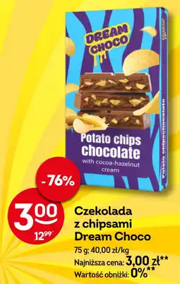 Żabka Dream Choco Czekolada z chipsami oferta
