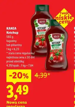 Lidl Ketchup Kania oferta