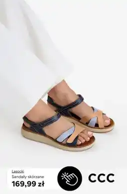 CCC Sandały skórzane Lasocki oferta