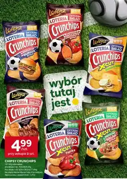 Stokrotka Chipsy Crunchips American Burger Style oferta