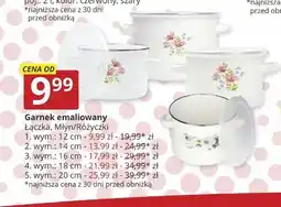 Prymus-AGD Garnek emaliowany Łączka Młyn/Różyczki 20 cm oferta