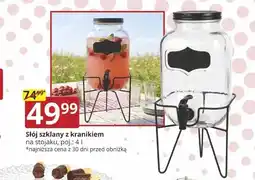 Prymus-AGD Słój szklany z kranikiem na stojaku oferta