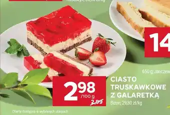 Stokrotka Ciasto truskawkowe z galaretką Bizon oferta