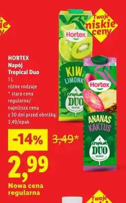 Lidl Napój Hortex oferta