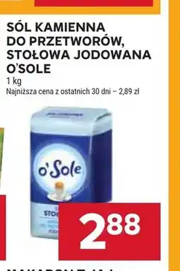Stokrotka Sól kamienna do przetworów O'Sole oferta