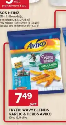 Stokrotka Frytki Wavy Blends Garlic & Herbs Aviko oferta