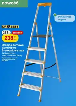 Castorama Drabina domowa aluminiowa Drabest 5-stopniowa oferta