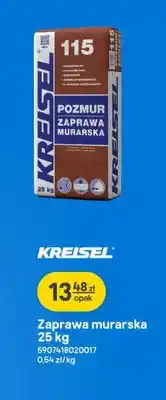 Castorama Zaprawa murarska Kreisel oferta