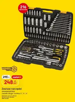 Castorama Zestaw narzędzi Vorel oferta