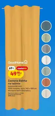 Castorama Zasłona GoodHome Baltha na taśmie oferta