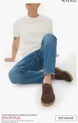 Ryłko Półbuty barefoot Ryłko ciemnobrązowe oferta
