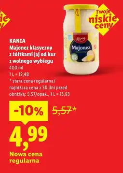 Lidl Majonez Kania oferta
