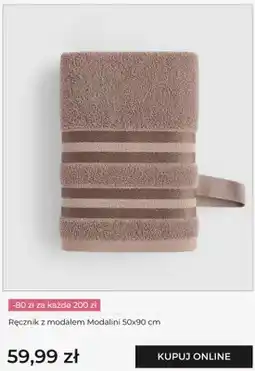 Home&You Ręcznik z modalem home&you Modalini 50x90 cm oferta