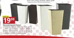 Prymus-AGD Doniczka wysoka Rattan 16x16x30 cm oferta