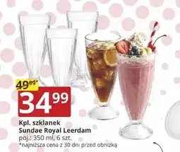 Prymus-AGD Komplet szklanek Sundae Royal Leerdam 6-pak oferta