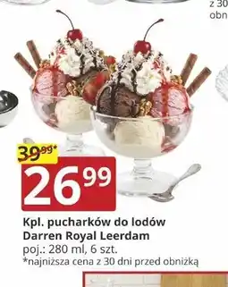 Prymus-AGD Komplet pucharków do lodów Darren Royal Leerdam 6-pak oferta
