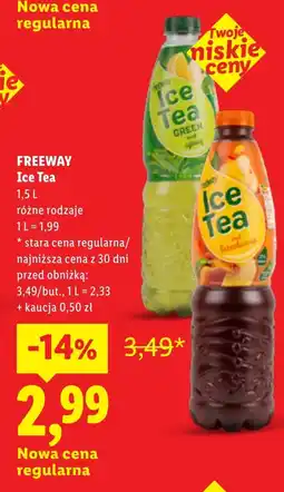 Lidl Ice tea Freeway oferta