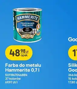 Castorama Farba do metalu Hammerite oferta