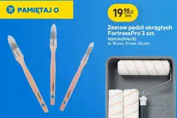 Castorama Zestaw pędzli okrągłych FortressPro 3-pak oferta