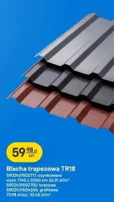 Castorama Blacha trapezowa TR18 brązowa oferta