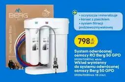 Castorama System odwróconej osmozy RO Berg 50 GPD oferta