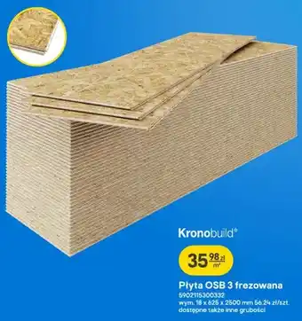 Castorama Płyta OSB 3 frezowana Kronobuild oferta
