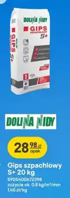 Castorama Gips szpachlowy Dolina Nidy S+ oferta