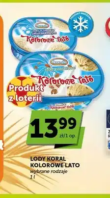 ABC Lody o smaku śmietankowym Koral Kolorowe Lato oferta