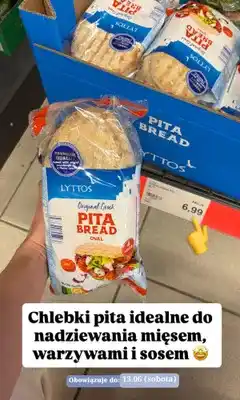 ALDI Chlebek pita Lyttos Original Greek Oval oferta