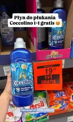 ALDI Płyn do płukania Coccolino Perfume & Care Passion Flower & Bergamot oferta