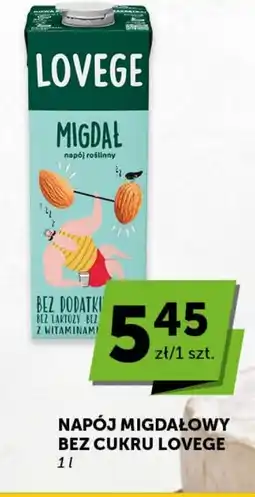 Groszek Lovege Napój migdałowy bez cukru oferta