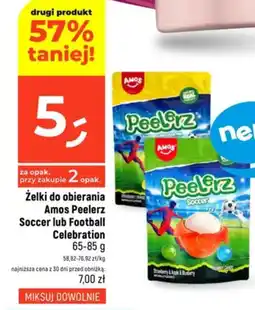 Dealz Amos Peelerz Żelki do obierania Soccer lub Football Celebration oferta