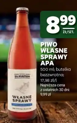 Stokrotka Market Piwo Własne Sprawy APA oferta