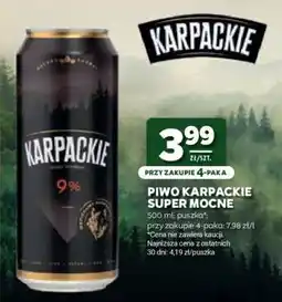 Stokrotka Market Piwo Karpackie Super Mocne oferta