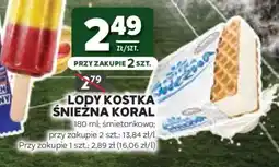 Stokrotka Market Lody Kostka Śnieżna Koral oferta