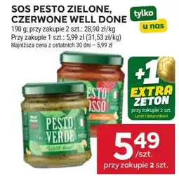 Stokrotka Market Sos Pesto Zielone, Czerwone Well Done oferta