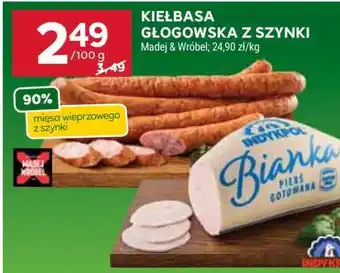 Stokrotka Market Kiełbasa głogowska z szynki oferta