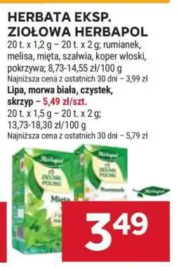 Stokrotka Market HERBATA EKSP. ZIOŁOWA HERBAPOL oferta