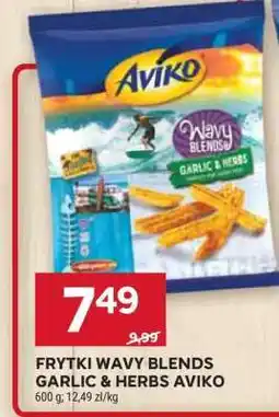 Stokrotka Market FRYTKI WAVY BLENDS GARLIC & HERBS AVIKO oferta