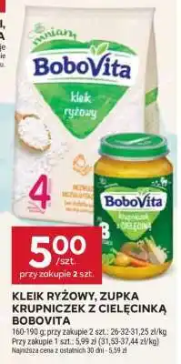 Stokrotka Market Kleik ryżowy, zupka krupniczek z cielęcinką Bobovita oferta
