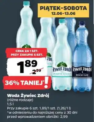 Netto Woda Żywiec Zdrój oferta