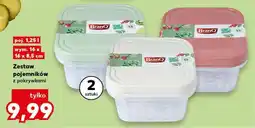 Kaufland Zestaw pojemników z pokrywkami oferta