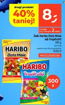 Dealz Haribo Żelki Złote Misie lub Tropifrutti oferta