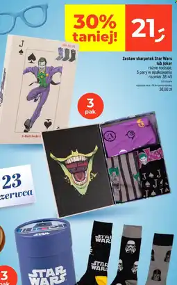 Dealz Zestaw skarpetek Star Wars lub Joker oferta