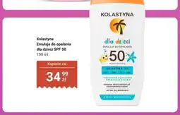 Biedronka Emulsja do opalania dla dzieci SPF 50 Kolastyna oferta