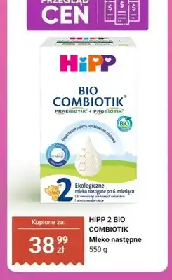 Biedronka Mleko następne HiPP 2 BIO COMBIOTIK oferta