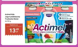 Biedronka Jogurt probiotyczny Actimel Kids Truskawka-Banan 6-pak oferta