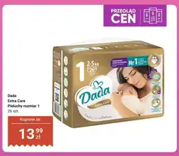 Biedronka Pieluchy Dada Extra Care rozmiar 1 oferta