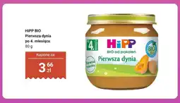 Biedronka Danie dla niemowląt pierwsza dynia HiPP BIO po 4 miesiącu oferta