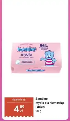 Biedronka Mydło dla niemowląt i dzieci Bambino oferta